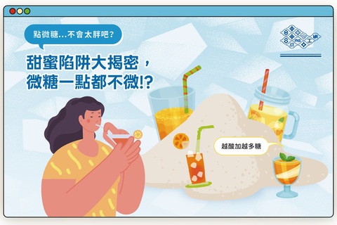 點微糖…不會太胖吧？
