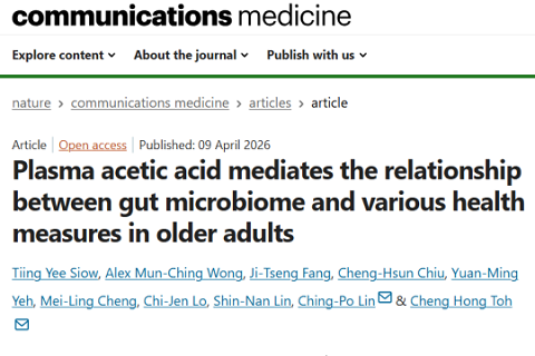 本中心研究團隊最新成果發表於《Communications Medicine》期刊！